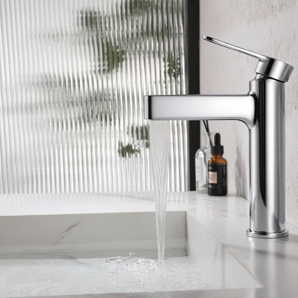 Auva Bath Robinet de Salle de Bain Chrome